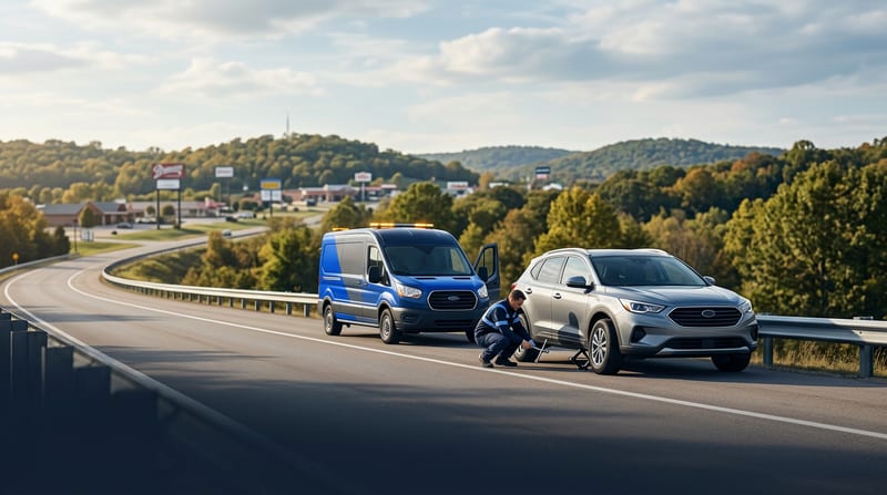 flat tire help branson mo - roadside assistance data and analysis